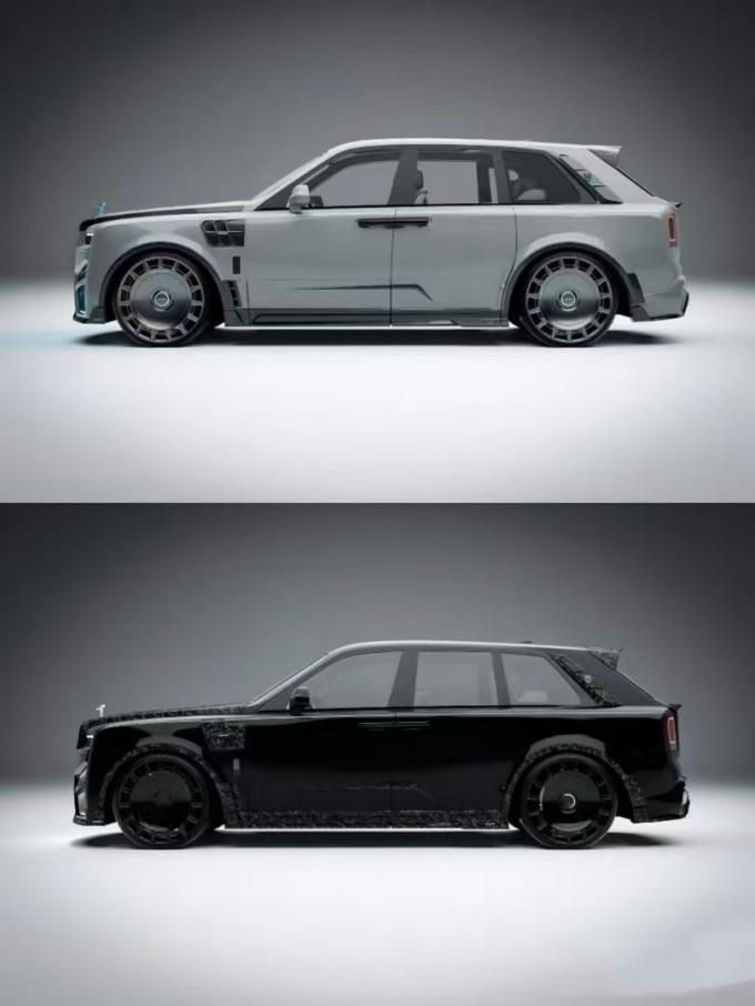 Cullinan Rolls Royce Body Kit Carbon Fiber MSY Style Spoiler Wheel Arch