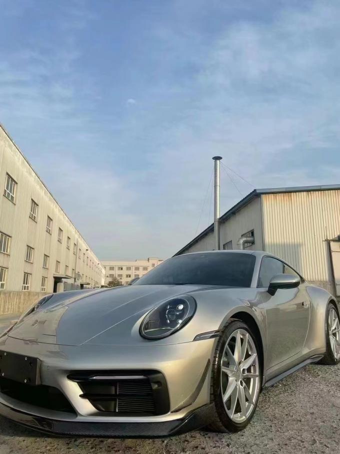 Cho Diffuser cho Porsche 992 Carbon fiber Body Kit 992 Carbon fiber front lip ...