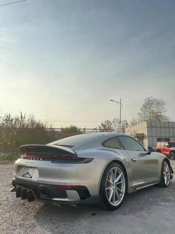 Cho Diffuser cho Porsche 992 Carbon fiber Body Kit 992 Carbon fiber front lip ...