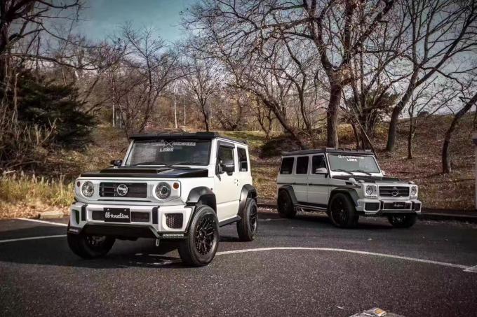 The New Product JIMNY Body Kit JIMNY Upgraded LB Style Front and Rear ...