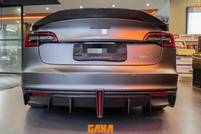 Tesla Rear Spoiler Refit Kit Selling MODEL 3 Body Kit Upgrade for the Tesla Model 3 With Robot-style ...
