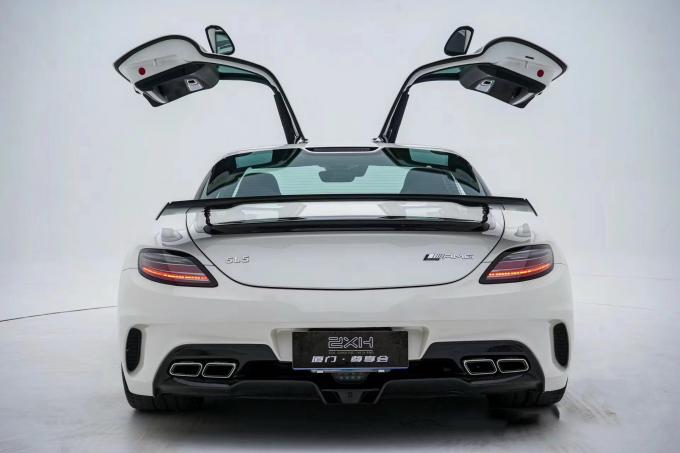 Sls Kit For Mercedes SLS R197 Carbon Fiber Body Kit SLS Upgrades Black Series ...