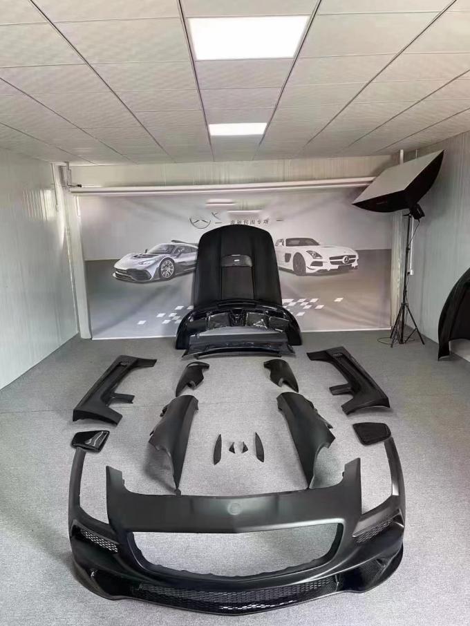 Sls Kit For Mercedes SLS R197 Carbon Fiber Body Kit SLS Upgrades Black Series ...