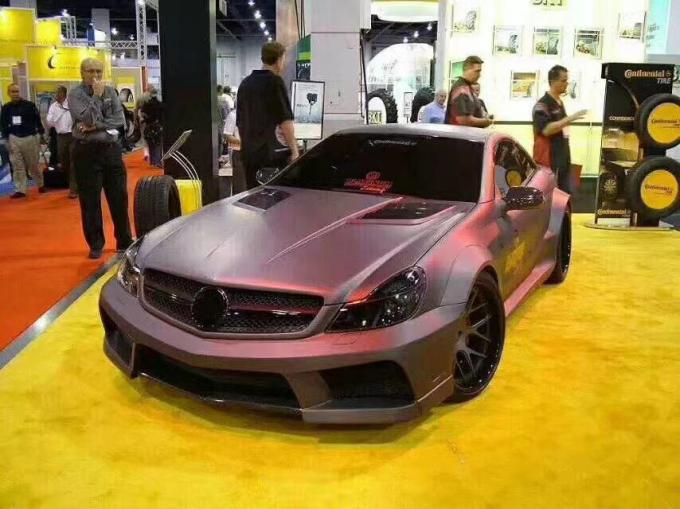 For Mercedes SL R230 Widebody Kit SL R230 Upgraded Misha Style Front ...