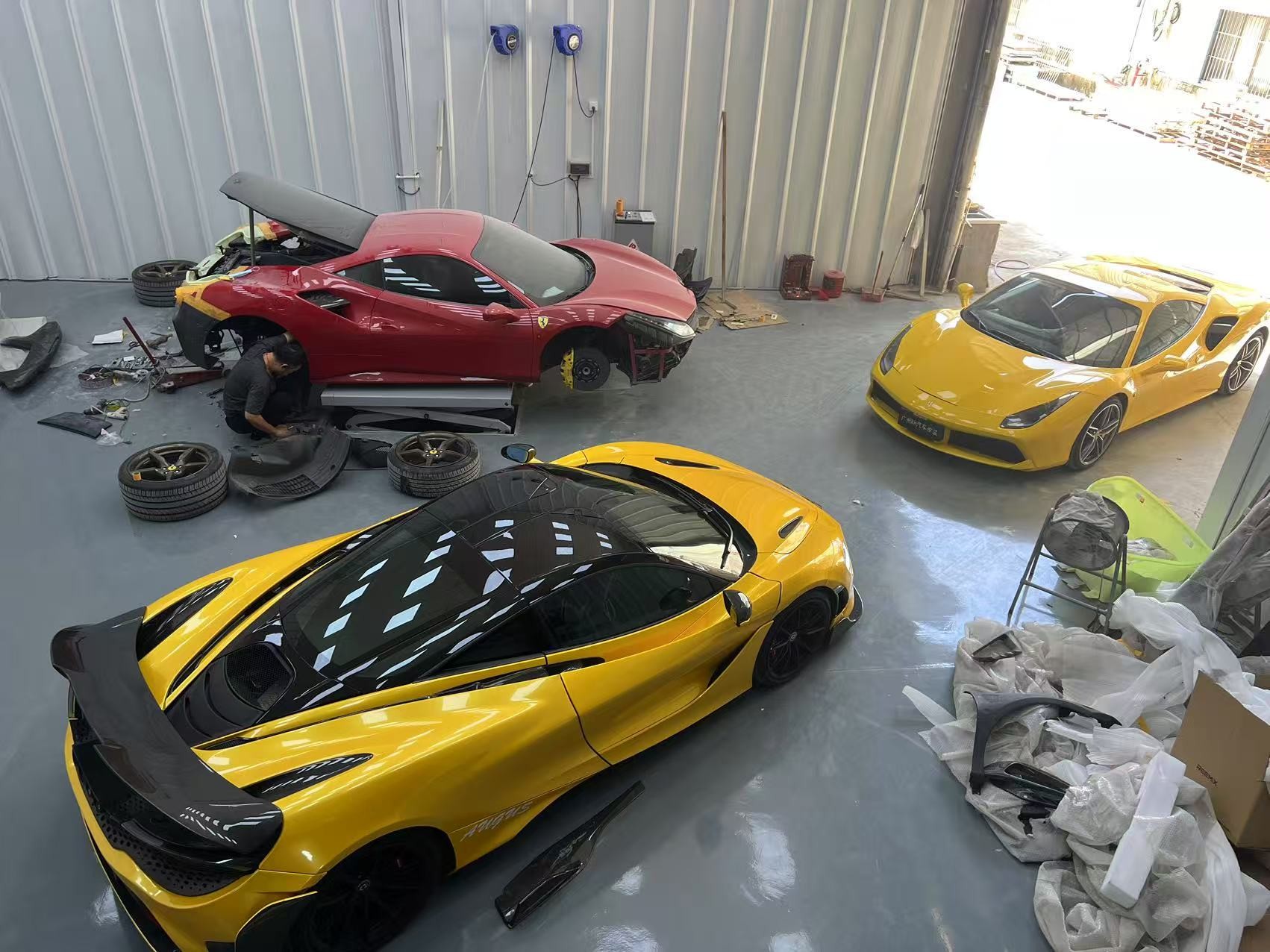 qualité Un kit de carrosserie en carbone usine