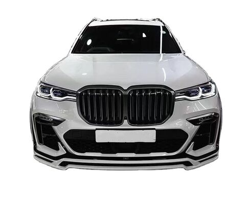 For the BMW X7 Carbon Fiber Body Kit X7 LM Style Widebody Kit X7 Carbon Fiber Front Lip Diffuser  Spoiler  Hood Wheel Arches