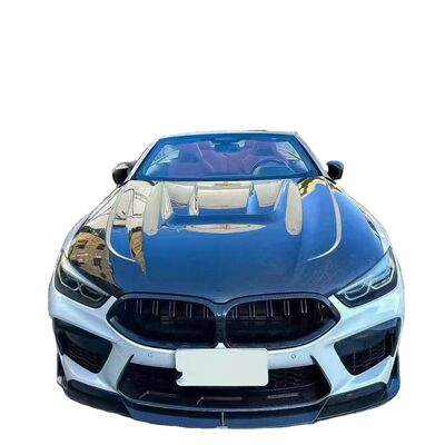 For BMW M8 F91 F93 Carbon Fiber Body Kit M8 Upgrade PAK Style Carbon Fiber Front Lip Diffuser Spoiler