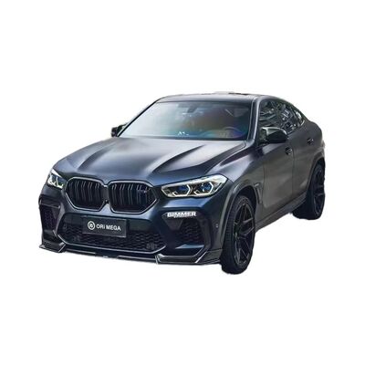 For BMW X6M Dry Carbon Fiber Body Kit X6M Aulena-style Front Lip Diffuser Spoiler Hood Wheel Arch X6M Wide-body Kit
