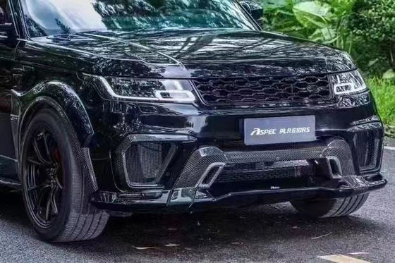Runde ASPEC Style CF& FRP Wide Body Kit Front Bumper Rear Bumper Side Skirt Fender for Land Rover RANGE ROVE SPORT 2014-2017