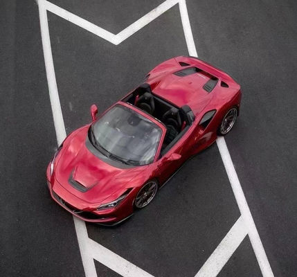 Novit Style Carbon Fiber Body Kit for Ferrari F8 Carbon Fiber Body Kit Front Shovel Rear Diffuser Spoiler