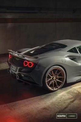 Novit Style Carbon Fiber Body Kit for Ferrari F8 Carbon Fiber Body Kit Front Shovel Rear Diffuser Spoiler