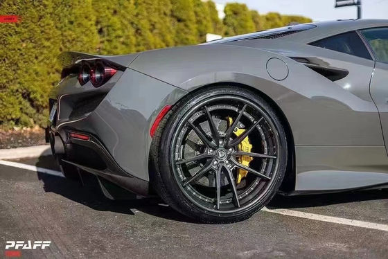 Novit Style Carbon Fiber Body Kit for Ferrari F8 Carbon Fiber Body Kit Front Shovel Rear Diffuser Spoiler