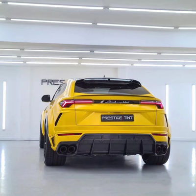 1016 Style Lamborghini Body Kit Urus Carbon Fiber Front Lip Diffuser Spoiler Hood White