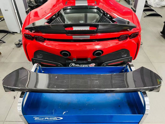 Carbon Fiber Spoiler Carbon Fiber Spoiler for Ferrari SF90  SF90 Upgraded OEM Style Spoiler Tail