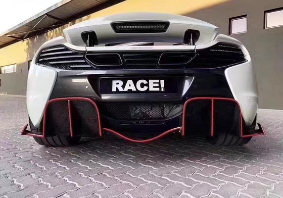 Sell Like Hot Cakes for McLaren MP4-12C 625C 650S Carbon Fiber Body Kit Upgraded 675LT Style Side Skirt Rear Diffuser