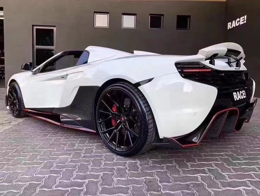 Sell Like Hot Cakes for McLaren MP4-12C 625C 650S Carbon Fiber Body Kit Upgraded 675LT Style Side Skirt Rear Diffuser