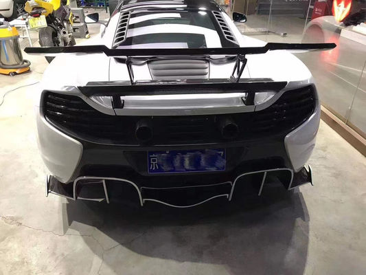Sell Like Hot Cakes for McLaren MP4-12C 625C 650S Carbon Fiber Body Kit Upgraded 675LT Style Side Skirt Rear Diffuser
