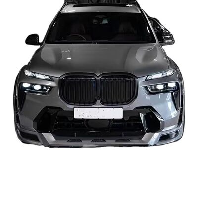 For  BMW X7 Carbon Fiber Wide-body Package, the X7 Upgrades the LM Style Front Lip Diffuser, Spoiler,  Wheel Arches