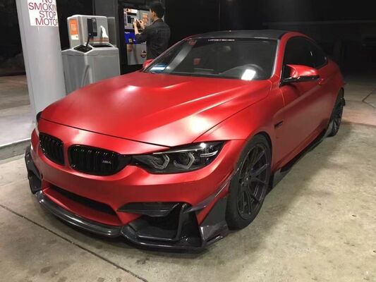 For BMW M3 M4 F80 F82 Carbon Fiber Body Kit M3 M4 F80 F82 Upgrade MAD Style Carbon Fiber Front Lip Diffuser Spoiler