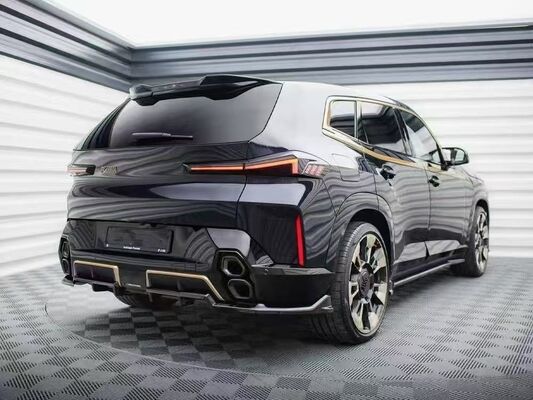 For BMW XM Carbon Fiber Body Package XM Upgrade MXD Style Carbon Fiber Front Lip Diffuser Spoiler Side Skirt