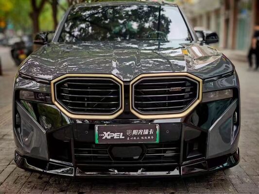 For BMW XM Carbon Fiber Body Package XM Upgrade MXD Style Carbon Fiber Front Lip Diffuser Spoiler Side Skirt