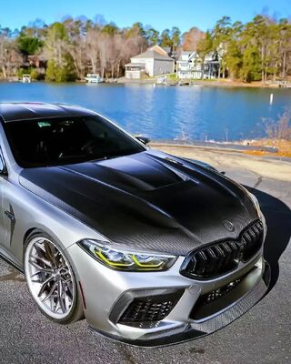 For BMW M8 F91 F93 Carbon Fiber Hood M8 Upgrade PAK Style Carbon Fiber Hood