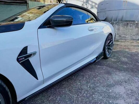 For BMW M8 F91 F93 Carbon Fiber Body Kit M8 Upgrade PAK Style Carbon Fiber Front Lip Diffuser Spoiler