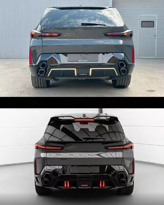 For BMW XM Carbon Fiber Body Kit XM Upgrade LD-style Carbon Fiber Front Lip Diffuser, Spoiler Wheel Arch