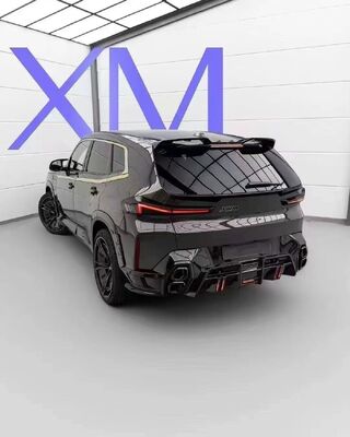 For BMW XM Carbon Fiber Body Kit XM Upgrade LD-style Carbon Fiber Front Lip Diffuser, Spoiler Wheel Arch