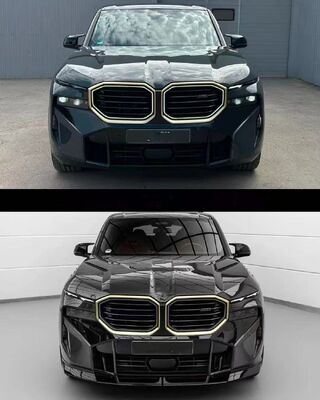 For BMW XM Carbon Fiber Body Kit XM Upgrade LD-style Carbon Fiber Front Lip Diffuser, Spoiler Wheel Arch