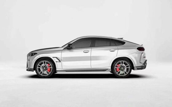 For BMW X6 G06 Carbon Fiber Body Kit X6 Upgrade PAK Style Carbon Fiber Front Lip Diffuser Spoiler Hood Side Skirt Wing