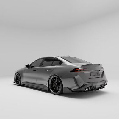 For BMW M5 G90 Carbon Fiber Body Kit M5 G90 RZ-style Carbon Fiber Front Lip Diffuser Spoiler