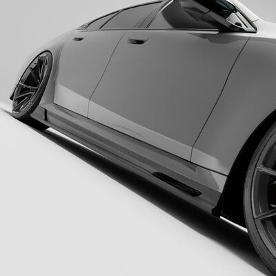 For BMW M5 G90 Carbon Fiber Body Kit M5 G90 RZ-style Carbon Fiber Front Lip Diffuser Spoiler