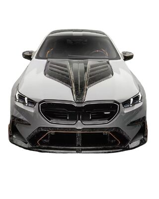 For BMW M5 G90 Carbon Fiber Body Kit M5 G90 MSY-style Carbon Fiber Front Lip Diffuser Spoiler Hood