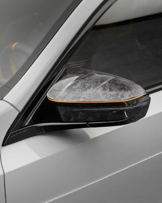 For BMW M5 G90 Carbon Fiber Body Kit M5 G90 MSY-style Carbon Fiber Front Lip Diffuser Spoiler Hood