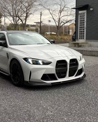 For BMW G82 M4 Dry Carbon Fiber Body Kit G82 M4 3D Style Carbon Fiber Front Lip Side Skirt Diffuser Spoiler