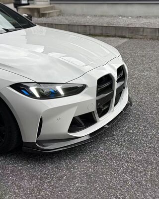 For BMW G82 M4 Dry Carbon Fiber Body Kit G82 M4 3D Style Carbon Fiber Front Lip Side Skirt Diffuser Spoiler