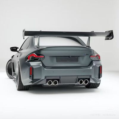 New for G87 M2 Carbon Fiber Body Kit M2 RZ-style Front Lip Diffuser Spoiler Hood Mudguard
