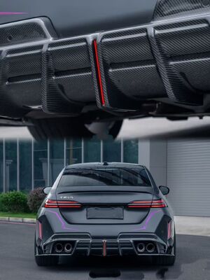 For BMW G90 M5 Carbon Fiber Body Kit G90 M5 AE-style Carbon Fiber Front Lip Diffuser Spoiler Side Skirt