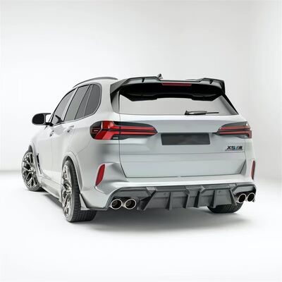 For BMW X5M Dry Carbon Fiber Body Kit X5M RZ-style Carbon Fiber Front Lip Diffuser Spoiler Side Skirt