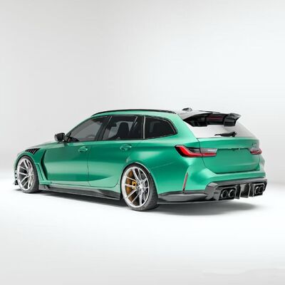 For BMW G81 M3 Touring Dry Carbon Fiber Body Kit M3 Touring Carbon Fiber Front Lip Diffuser Spoiler Side Skirt Hood