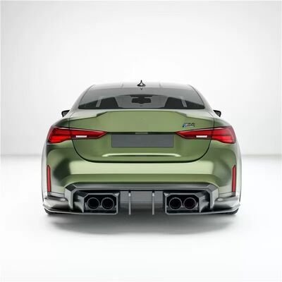 For BMW G82 M4 Dry Carbon Fiber Body Kit M4 RZ-style Front Lip Diffuser Spoiler Side Skirts M4 Fenders
