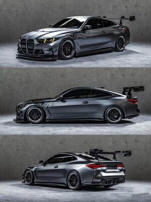 For BMW G80 G82 M3 M3 Dry Carbon Fiber Body Kit M3 M4 RZ Front Lip Diffuser Spoiler Hood Fender M3 and M4 Body Kits