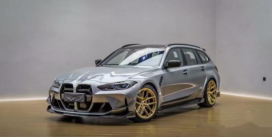 For BMW G81 M3 Touring Dry Carbon Fiber Body Kit M3 Touring AE Carbon Fiber Front Lip Diffuser Spoiler Side Skirt Hood