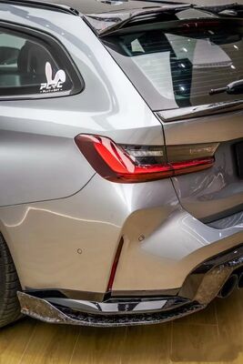 For BMW G81 M3 Touring Dry Carbon Fiber Body Kit M3 Touring AE Carbon Fiber Front Lip Diffuser Spoiler Side Skirt Hood