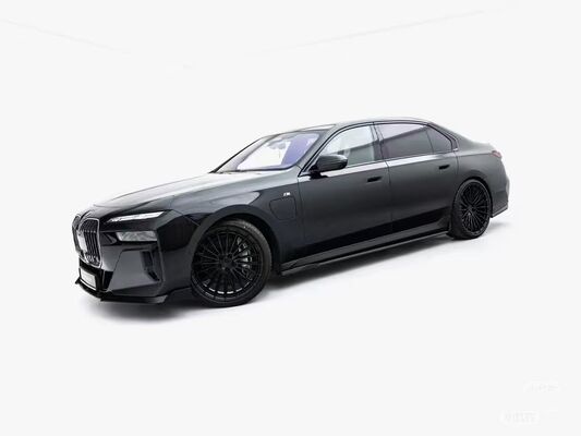 For BMW 7 Series G70 Carbon Fiber Body Kit G70 740i Upgraded MAX-style Carbon Fiber Front Lip Diffuser Spoiler Body Kit