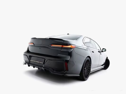 For BMW 7 Series G70 Carbon Fiber Body Kit G70 740i Upgraded MAX-style Carbon Fiber Front Lip Diffuser Spoiler Body Kit