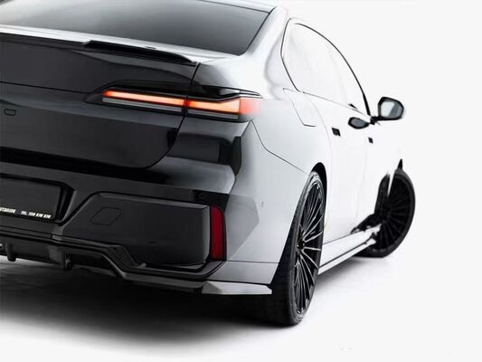 For BMW 7 Series G70 Carbon Fiber Body Kit G70 740i Upgraded MAX-style Carbon Fiber Front Lip Diffuser Spoiler Body Kit