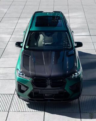 For BMW X5M Carbon Fiber Body Kit X5M LD Carbon Fiber Front Lip Diffuser Spoiler Engine Hood X5M Bumper Auto Parts