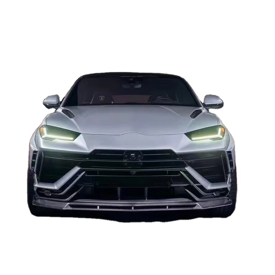 URUS Carbon Body Kit Vors Style Carbon Fiber Front Lip Diffuser Spoiler ...